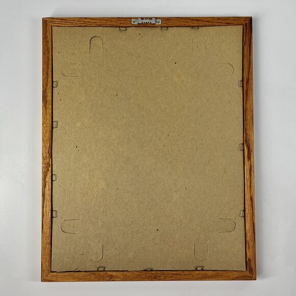 Vintage Framed Cross Stitch Sampler Art Bathroom Bathtub Needlepoint 12x15” - Picture 6 of 6